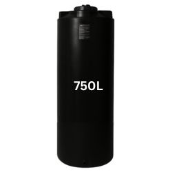 Crni spremnik za pitku vodu od 750 l
